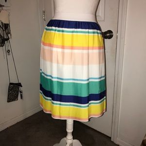 Merona Striped Skirt Sz S